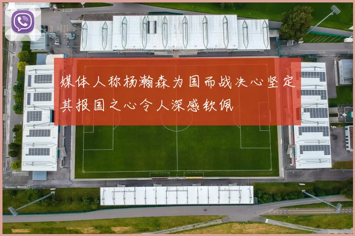 媒体人称杨瀚森为国而战决心坚定其报国之心令人深感钦佩
